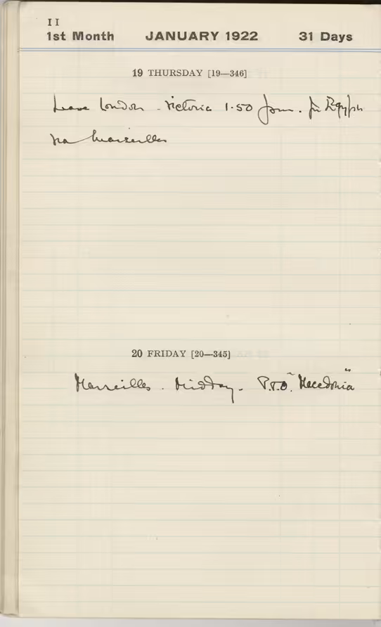 Handwritten notes on paper