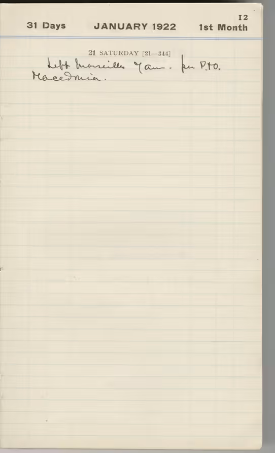 Handwritten notes on paper