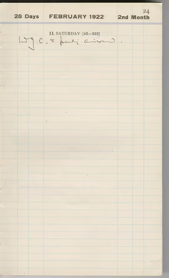 Handwritten notes on paper