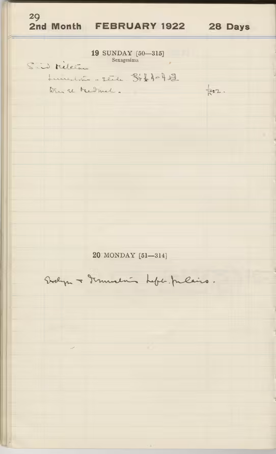 Handwritten notes on paper