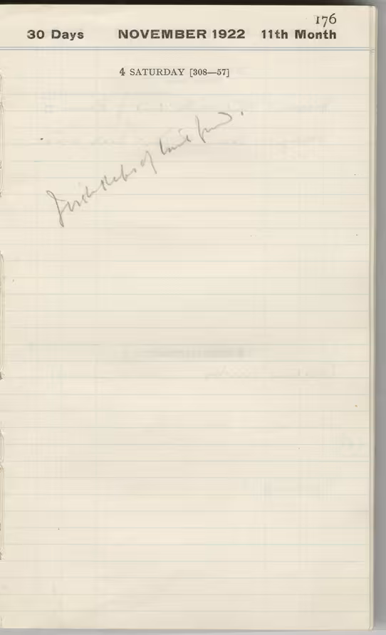 Handwritten notes on paper