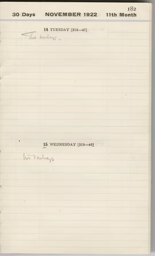 Handwritten notes on paper