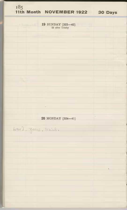 Handwritten notes on paper