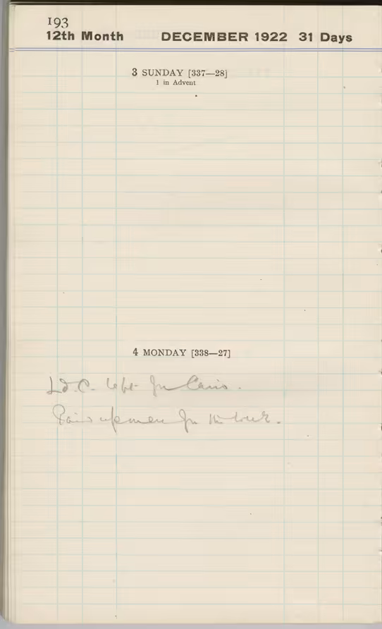 Handwritten notes on paper