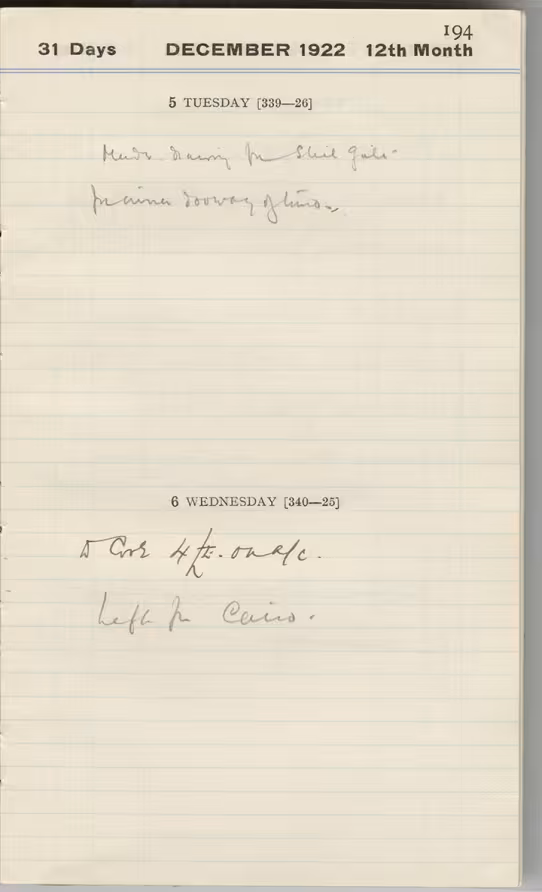 Handwritten notes on paper