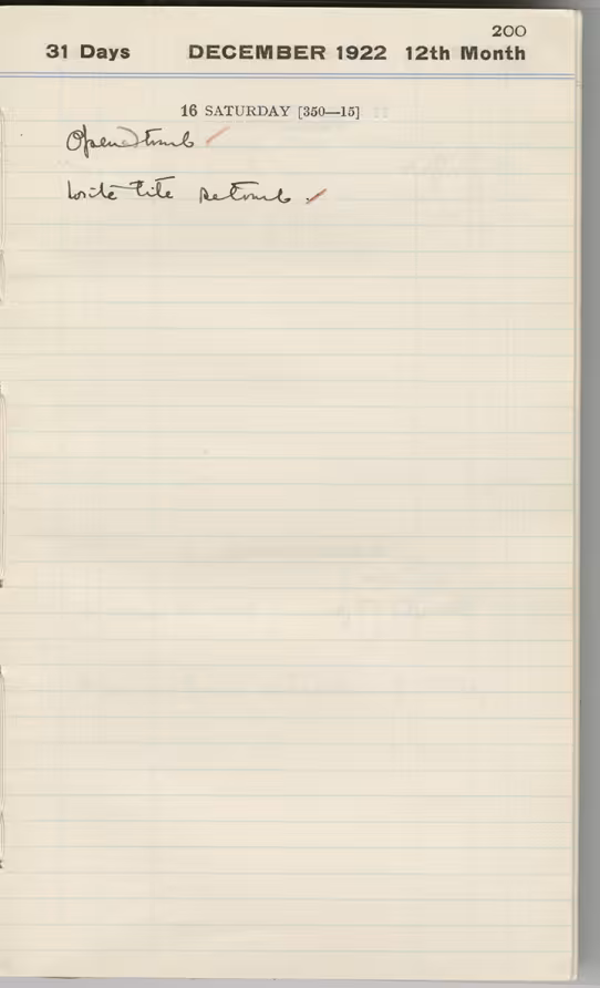 Handwritten notes on paper