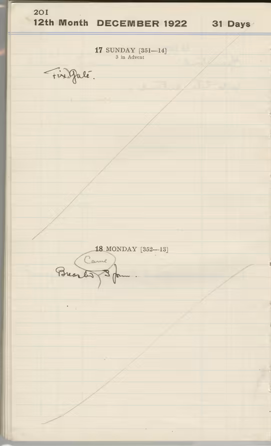 Handwritten notes on paper