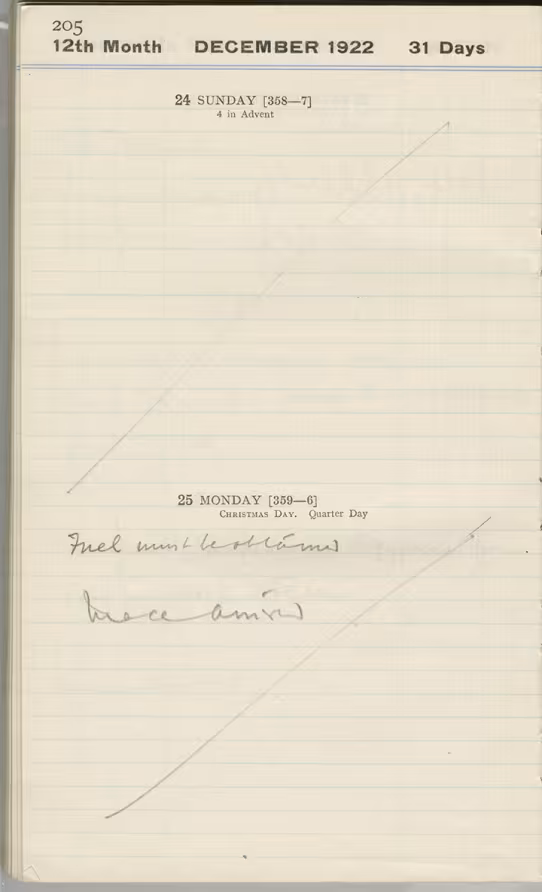 Handwritten notes on paper