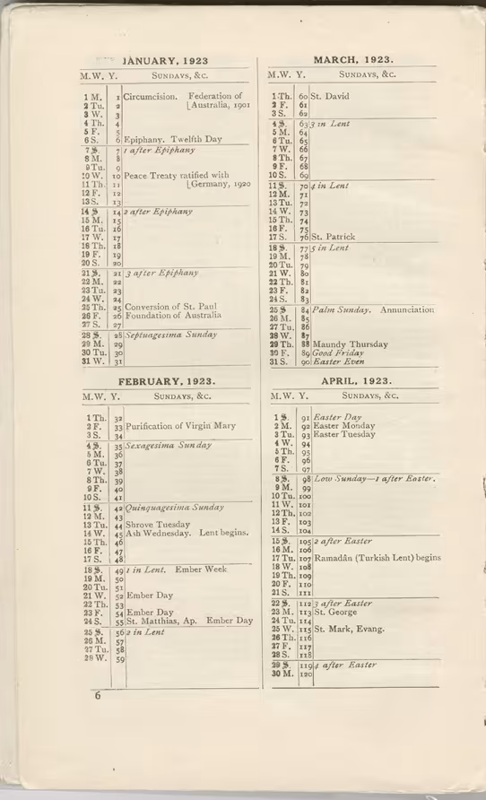 Printed text