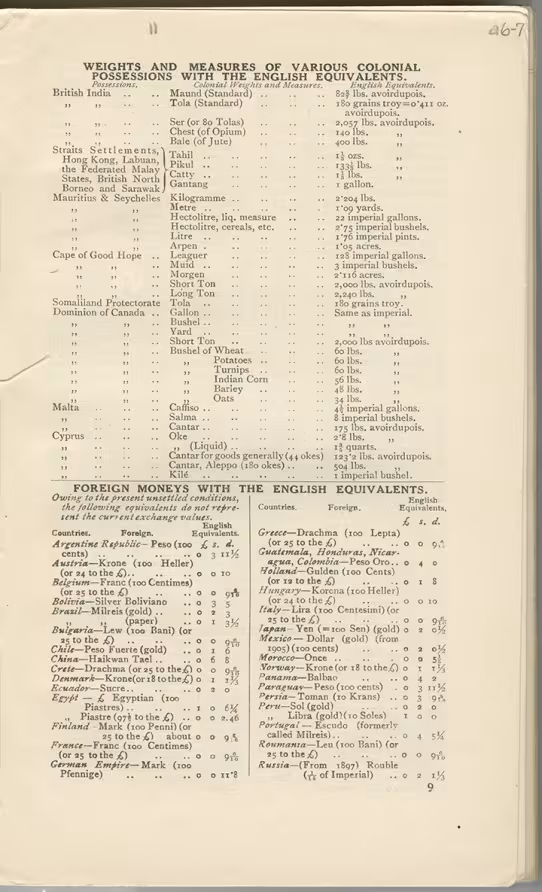 Printed text