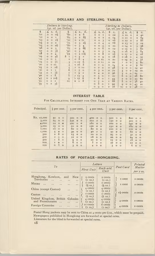 Printed text