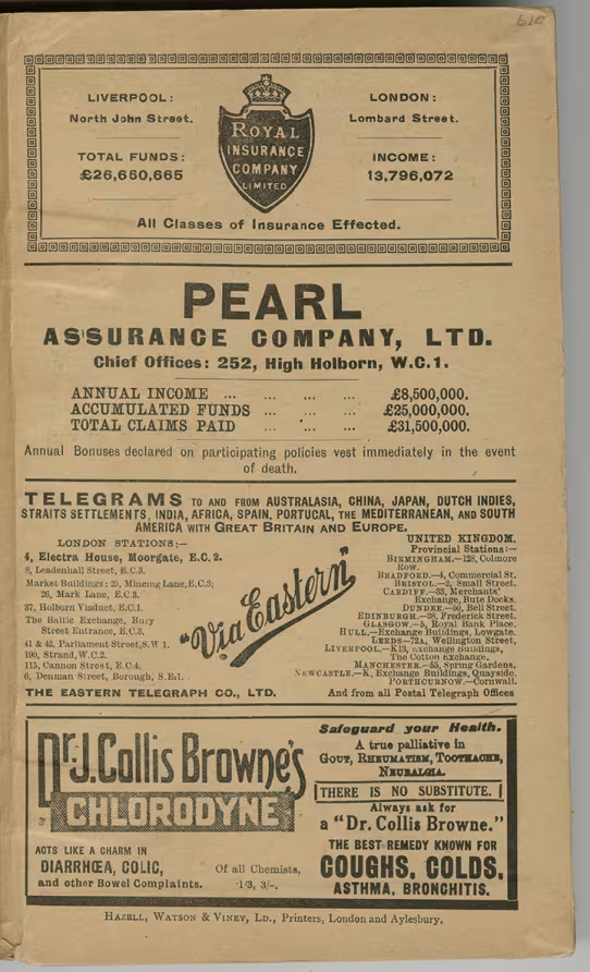Printed text