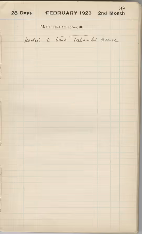 Handwritten notes on paper