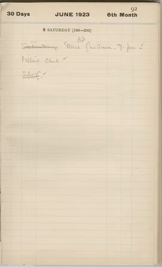 Handwritten notes on paper