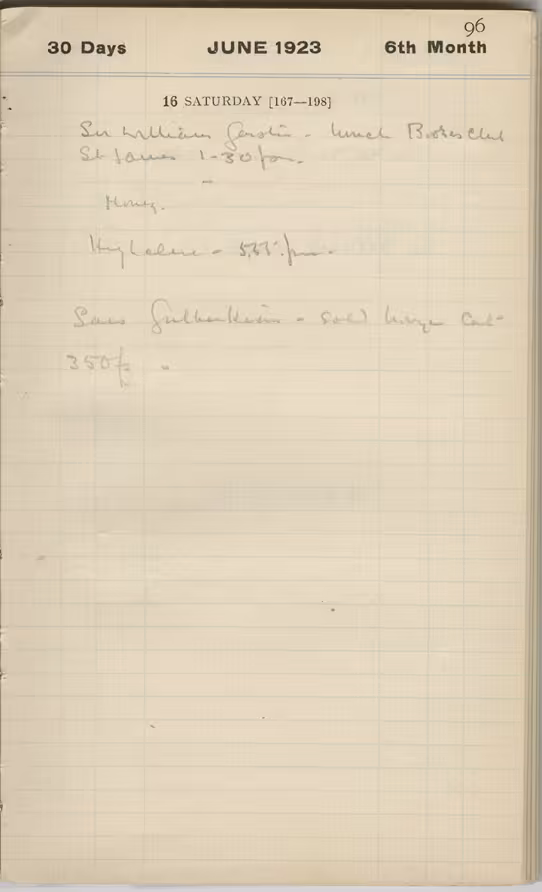 Handwritten notes on paper