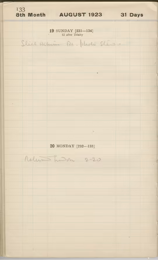 Handwritten notes on paper