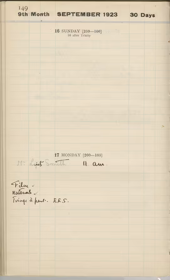 Handwritten notes on paper