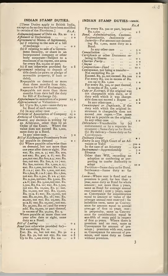 Printed text