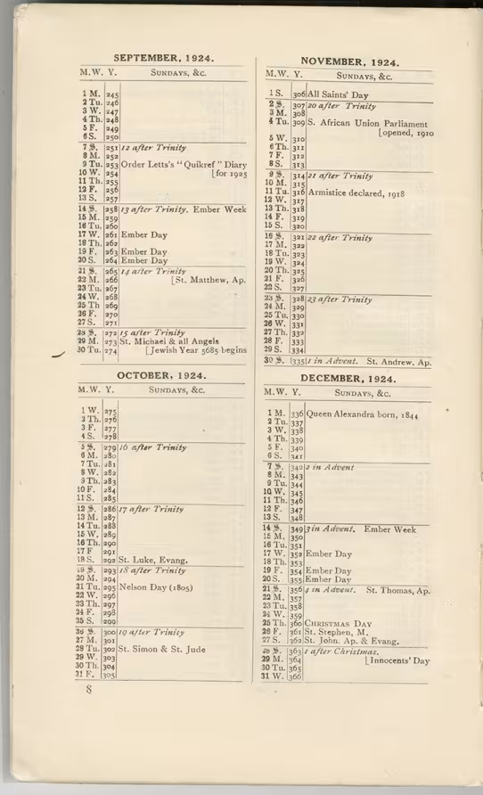 Printed text