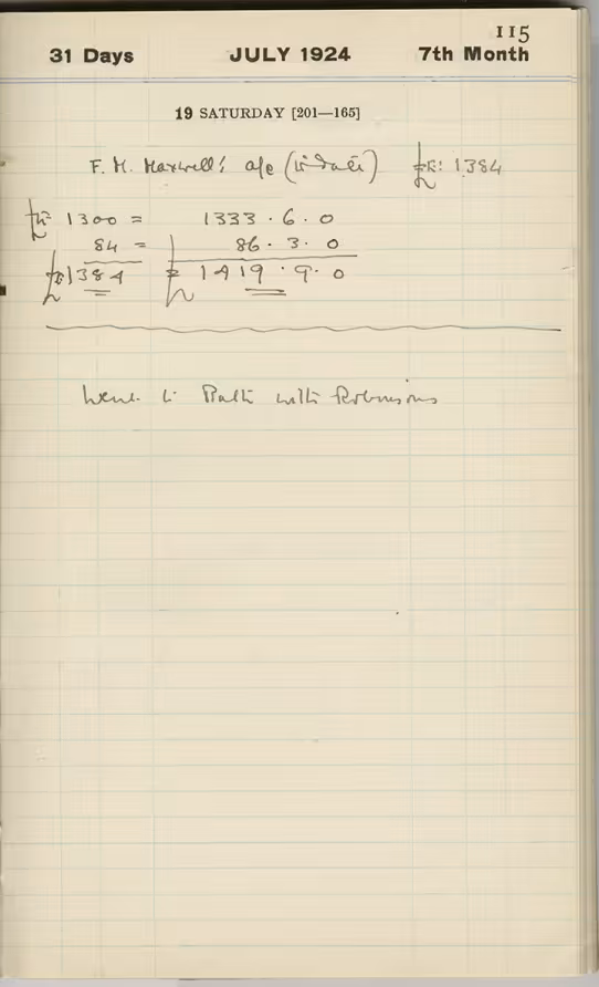 Handwritten notes on paper