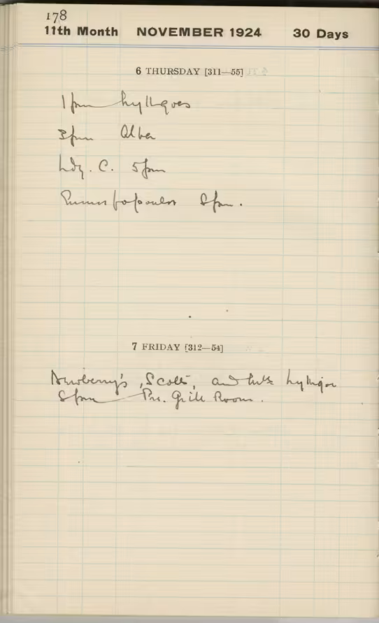 Handwritten notes on paper