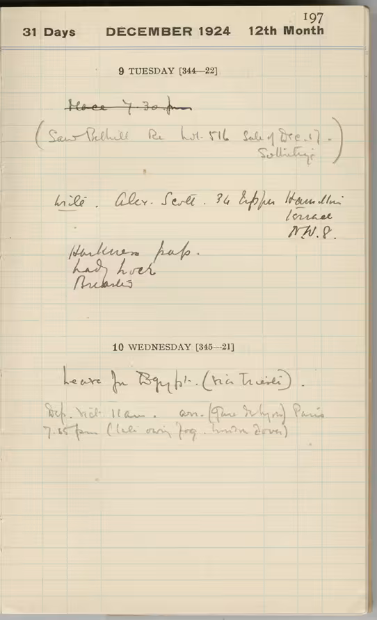 Handwritten notes on paper