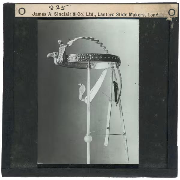 Image of lantern slide of diadem