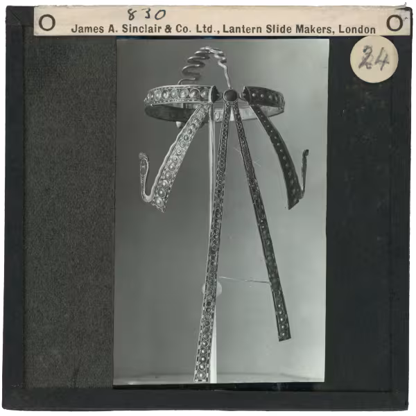 Image of lantern slide of diadem