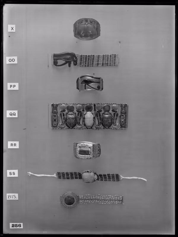 Image of negative of seven bracelets