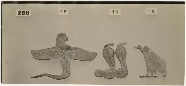 image of photographic print of amulets in object card