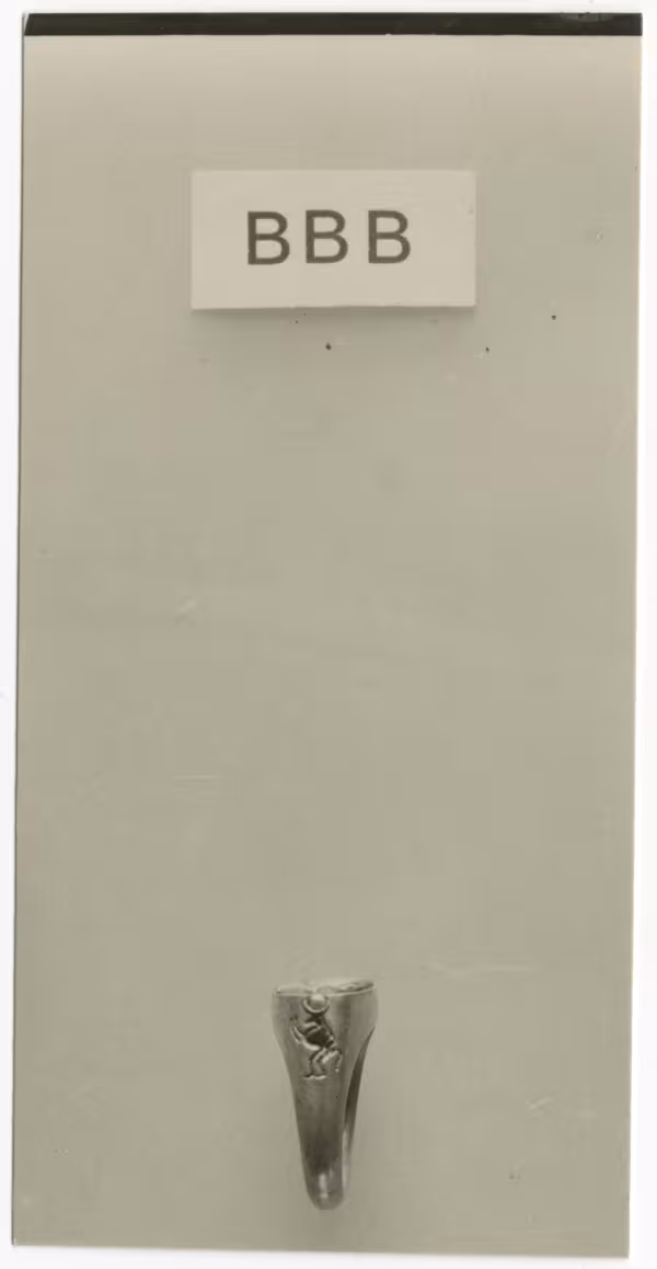 image of photographic print of ring in object card