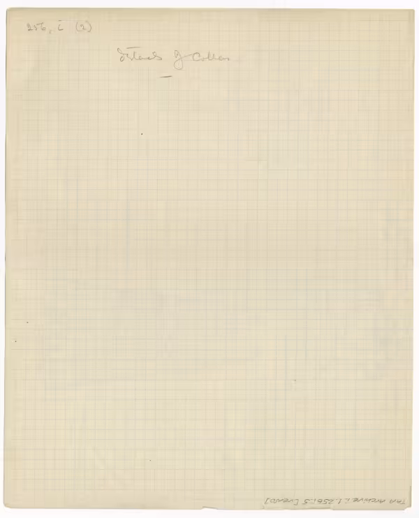 image of verso of object card