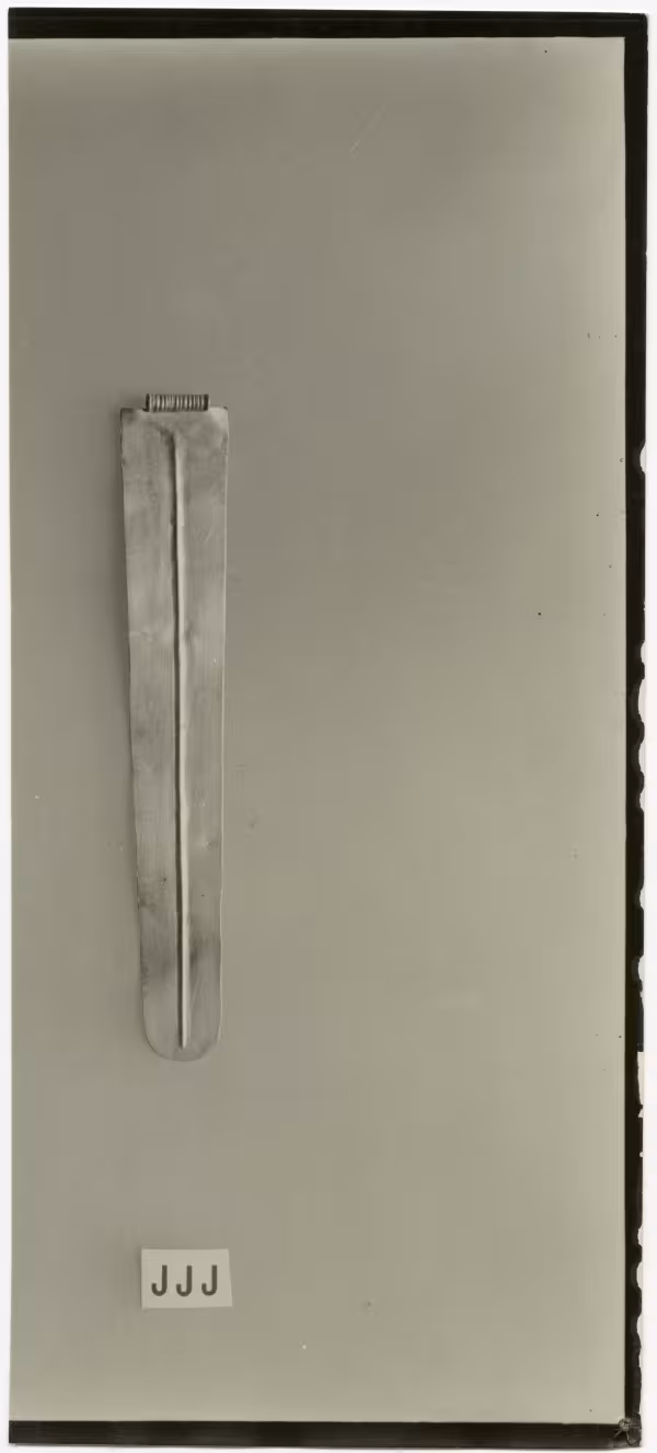 image of photographic print of plume amulet in object card