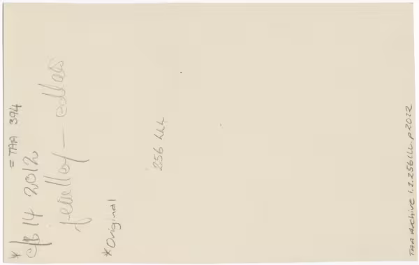 image of verso of photographic print