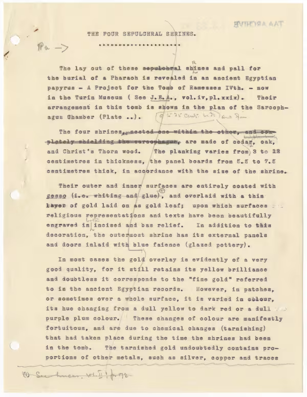 Handwritten notes on paper