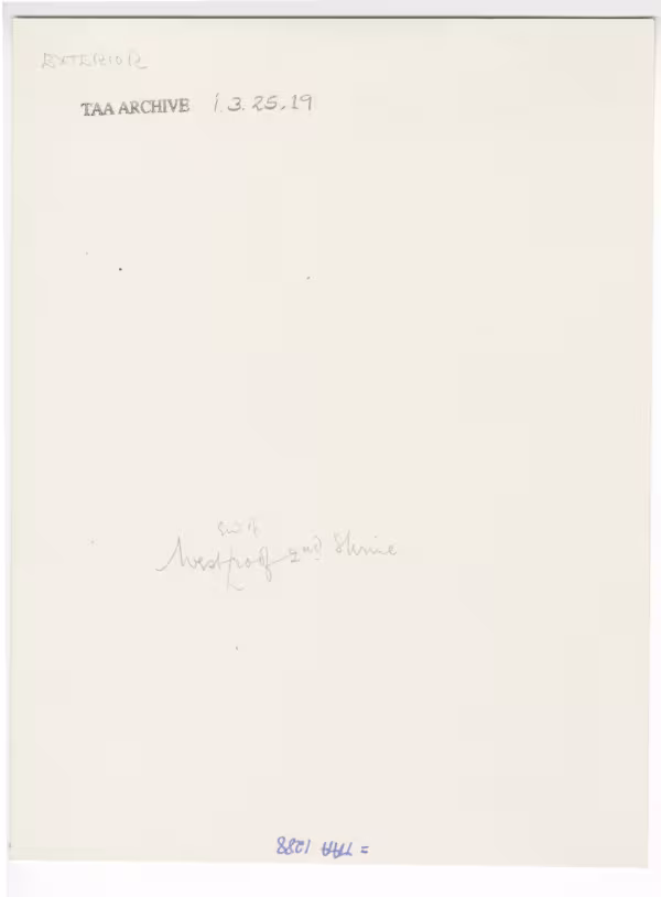 Handwritten notes on paper