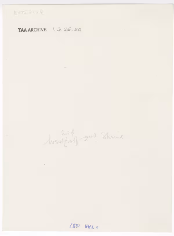 Handwritten notes on paper