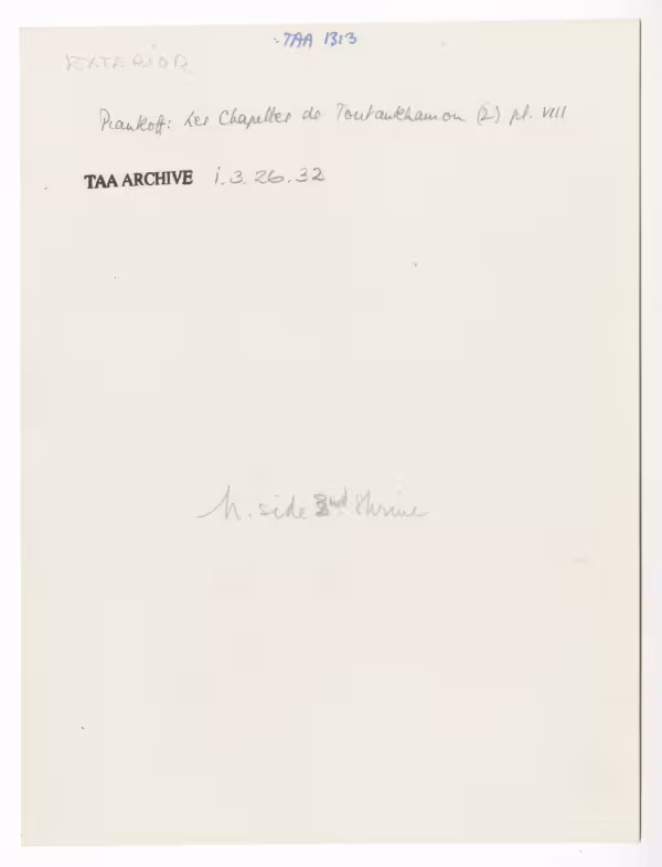 Handwritten notes on paper