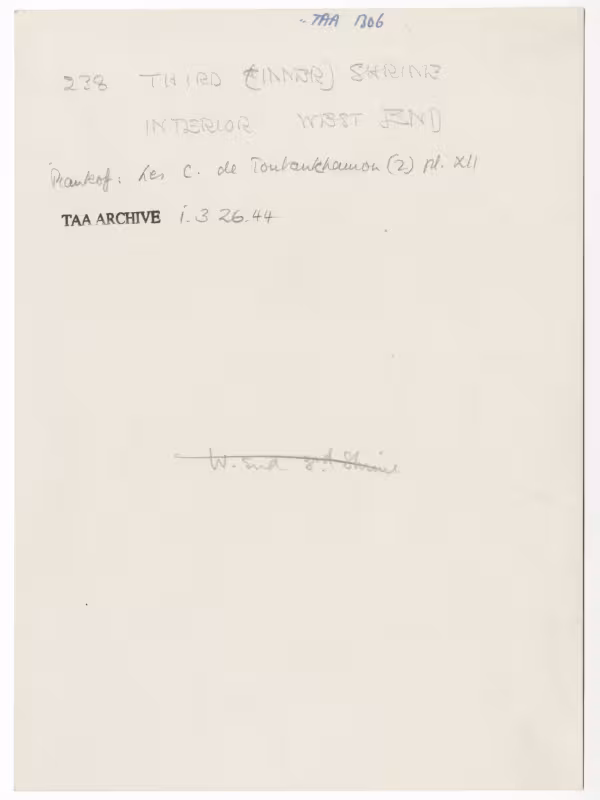 Handwritten notes on paper