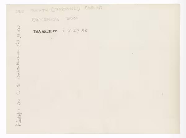 Handwritten notes on paper