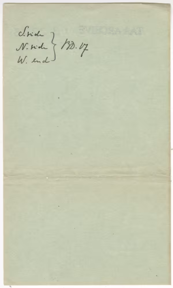 Handwritten notes on paper