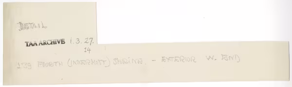 Handwritten notes on paper