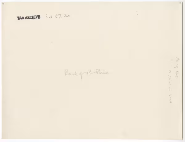 Handwritten notes on paper