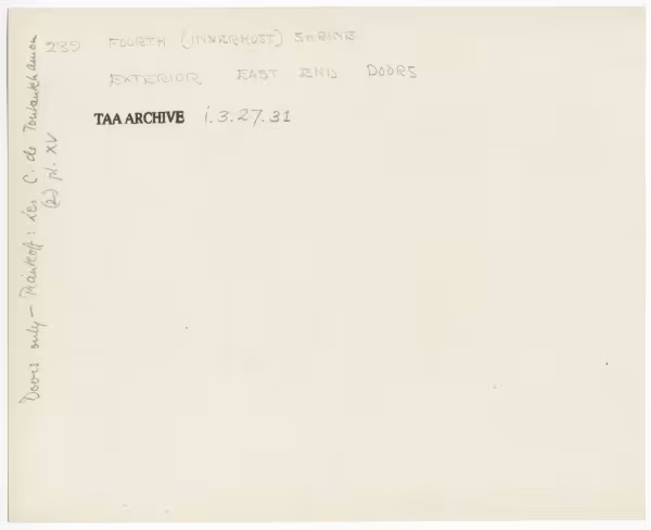 Handwritten notes on paper