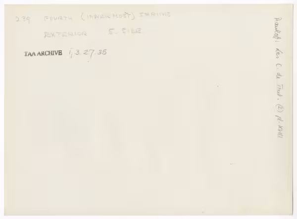 Handwritten notes on paper