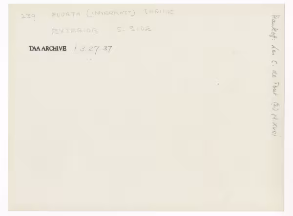 Handwritten notes on paper