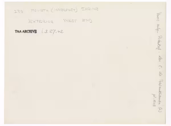 Handwritten notes on paper