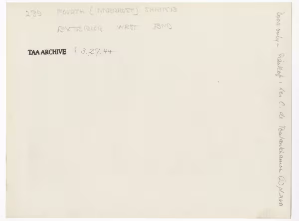Handwritten notes on paper