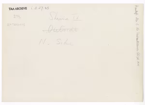 Handwritten notes on paper