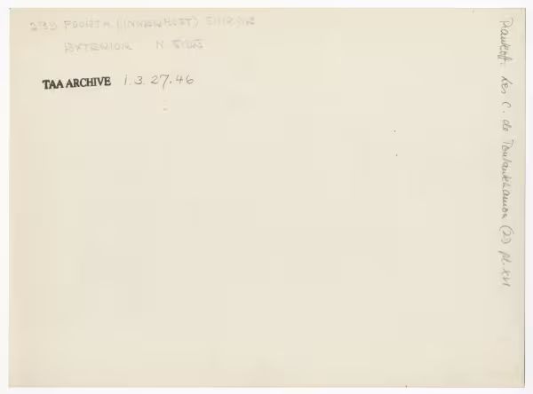 Handwritten notes on paper